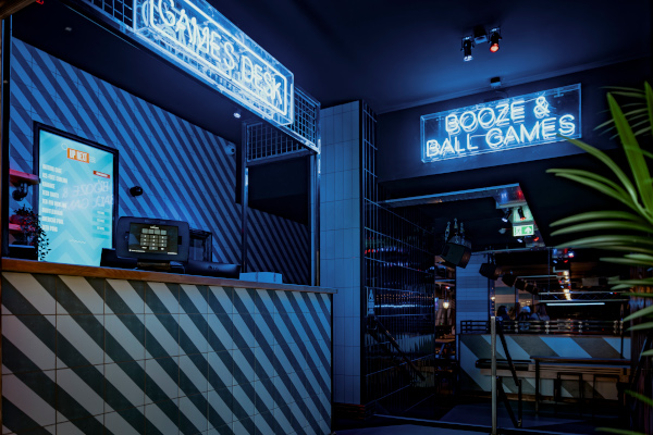 Roxy Ballroom Bottle Lane entertainment venue with installed professional audio equipment
