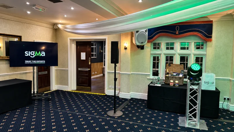 rcf nxl 14-a providing the audio for the sigma conference. Ideal for conference use with the slim design