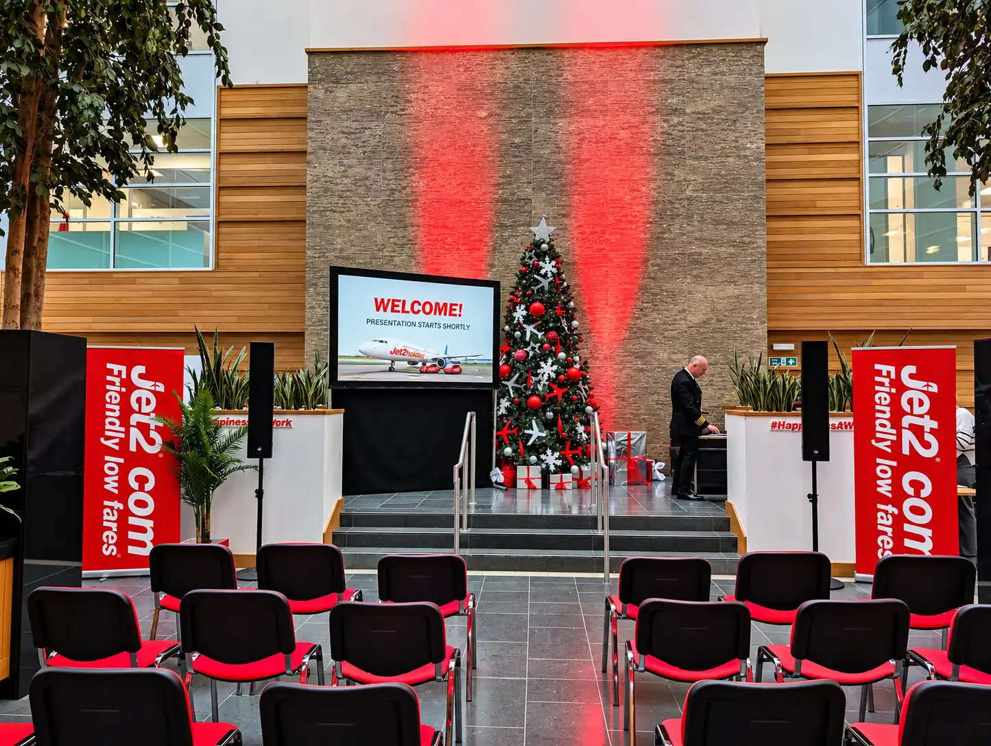 AV Event Equipment Hire for JET2 Airlines
